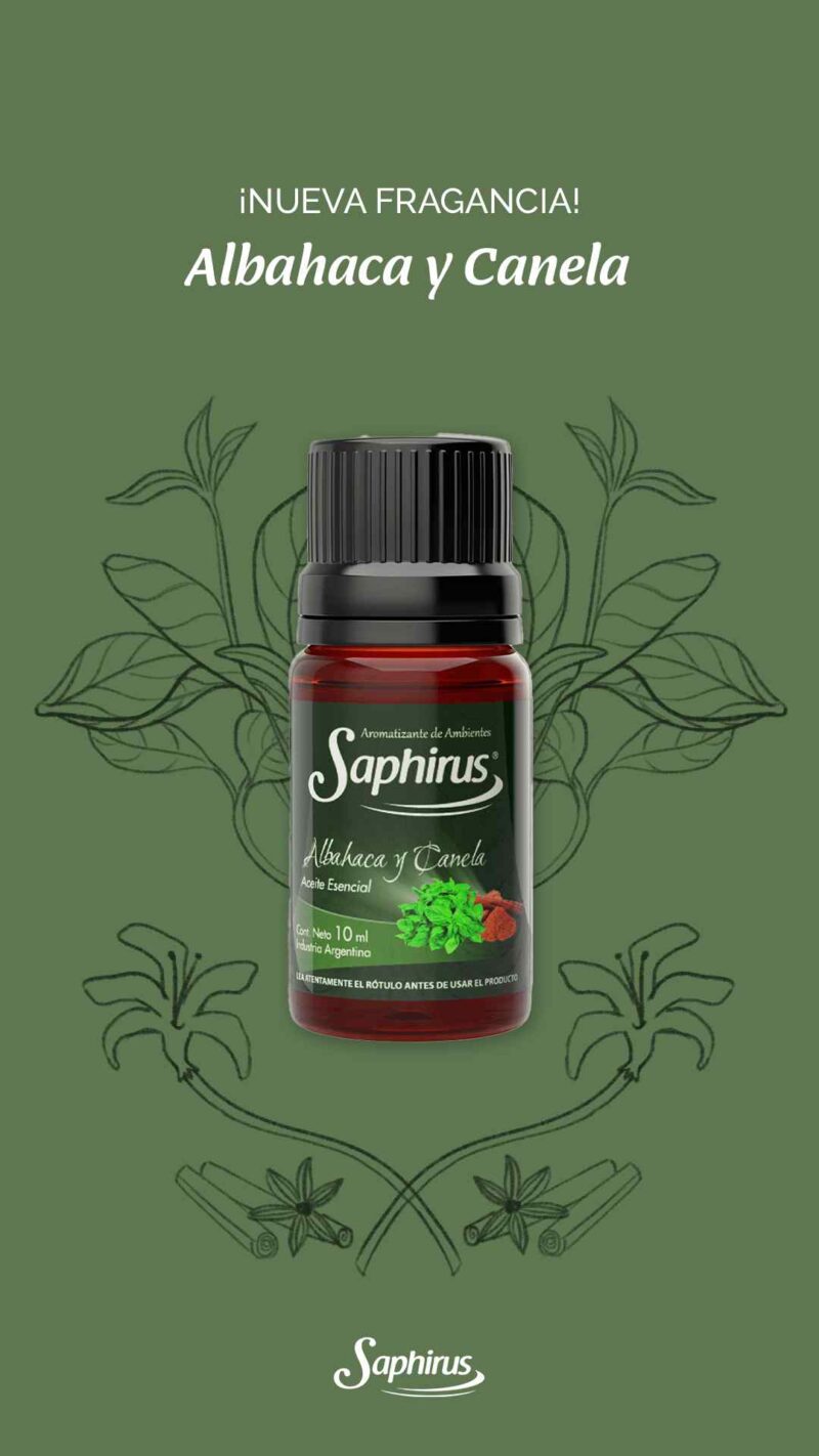 Aceite Esencial Albahaca y canela