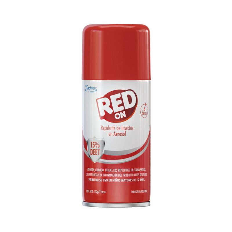 SAPHIRUS REPELENTE RED AEROSOL X 170 GRS